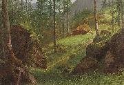 Wooded Hillside Bierstadt